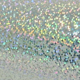 White Cloud Stickers, sheet of 32 sparkly vinyl decals, perfect for a weather tracker or a fun school science project. Silver Lining.