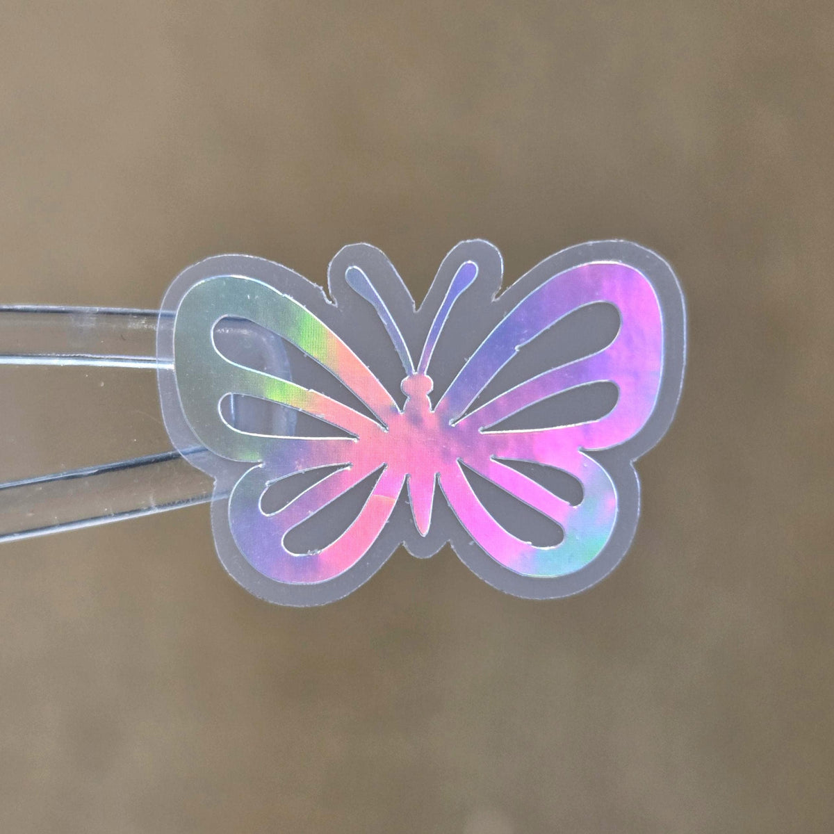Mini Butterfly Stickers, 10 Iridescent Waterproof Die Cut Vinyl Decals, Peel & Stick, choose amount
