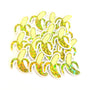Mini Banana Stickers, die-cut sparkly fruit stickers for journals, scrapbooks and planners.