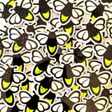 Mini Firefly Stickers, die cut lightening bug stickers, sparkling firefly vinyl stickers for mason jars, envelopes, journals and crafts