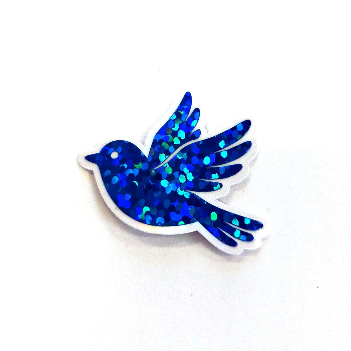Mini Bluebird Stickers, Die-Cut Vinyl Decals, Peel & Stick Birds