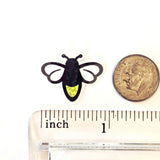 Mini Firefly Stickers, die cut lightening bug stickers, sparkling firefly vinyl stickers for mason jars, envelopes, journals and crafts