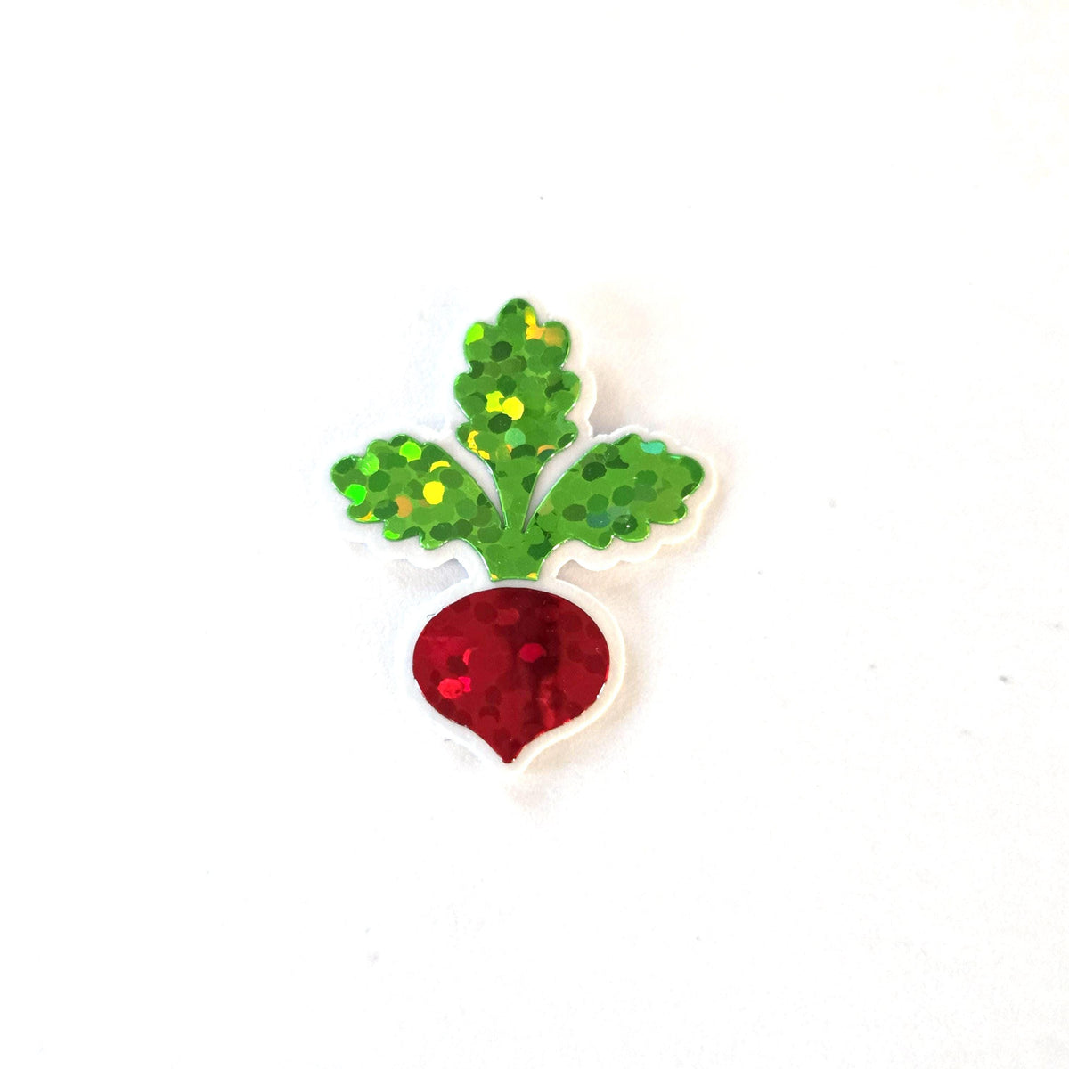 Beets Vegetable Garden Stickers, mini die-cut decals, choose number of red beets