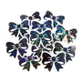 Black Bow Mini Stickers, Sparkly Ribbon Decals with clear outline