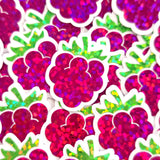 Mini Blackberry Stickers, Die Cut Glitter Vinyl Decals, Peel & Stick, choose amount