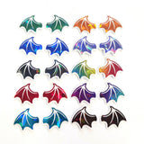 Mini Dragon Wings Sticker Sample Pack, Die Cut Sparkly Vinyl Decals, fantasy medieval decor