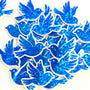 Mini Bluebird Stickers, Die-Cut Vinyl Decals, Peel & Stick Birds