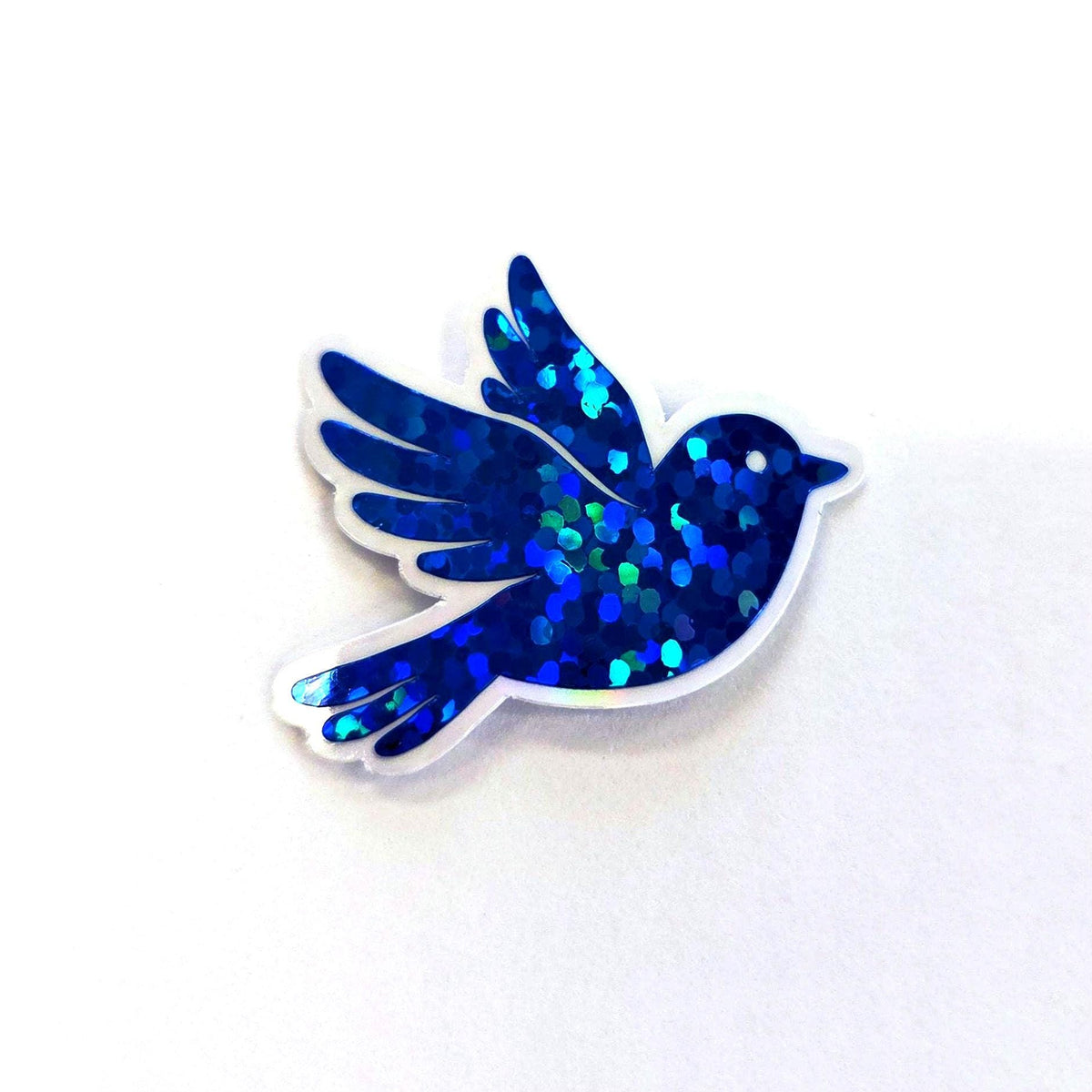 Mini Bluebird Stickers, Die-Cut Vinyl Decals, Peel & Stick Birds