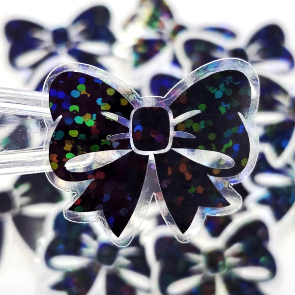 Sparkly Bows Mini Sticker Set, Sample Pack of 15