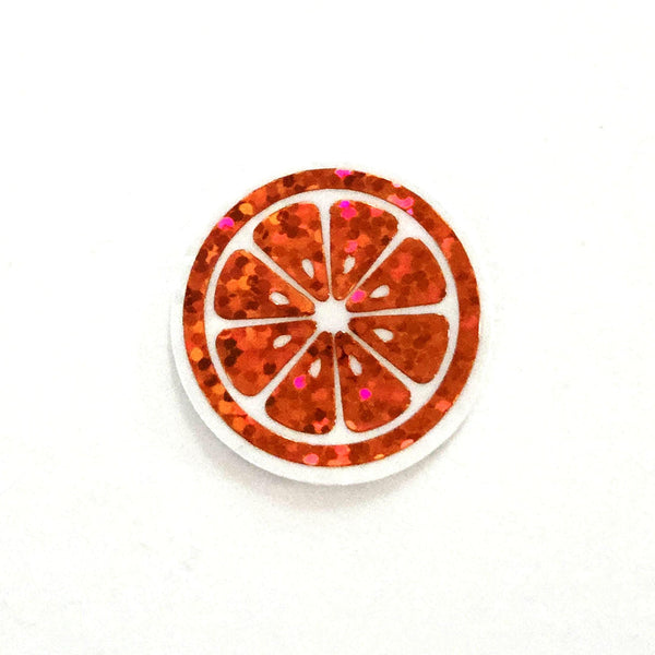 Lime Slice Mini Stickers, Small Sparkly Citrus Fruit Stickers for Crafts, Food Journals and Planners.