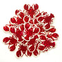 Red Lobster Mini Glitter Stickers Set, Sparkly Sealife Stickers for Summer Weddings, Clambakes and Beach Birthday Decor.