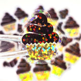 Chocolate Cupcakes Mini Sticker Set for recipe cards, birthday party invitations, planners and scrapbook pages.