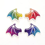 Mini Dragon Wings Sticker Sample Pack, Die Cut Sparkly Vinyl Decals, fantasy medieval decor