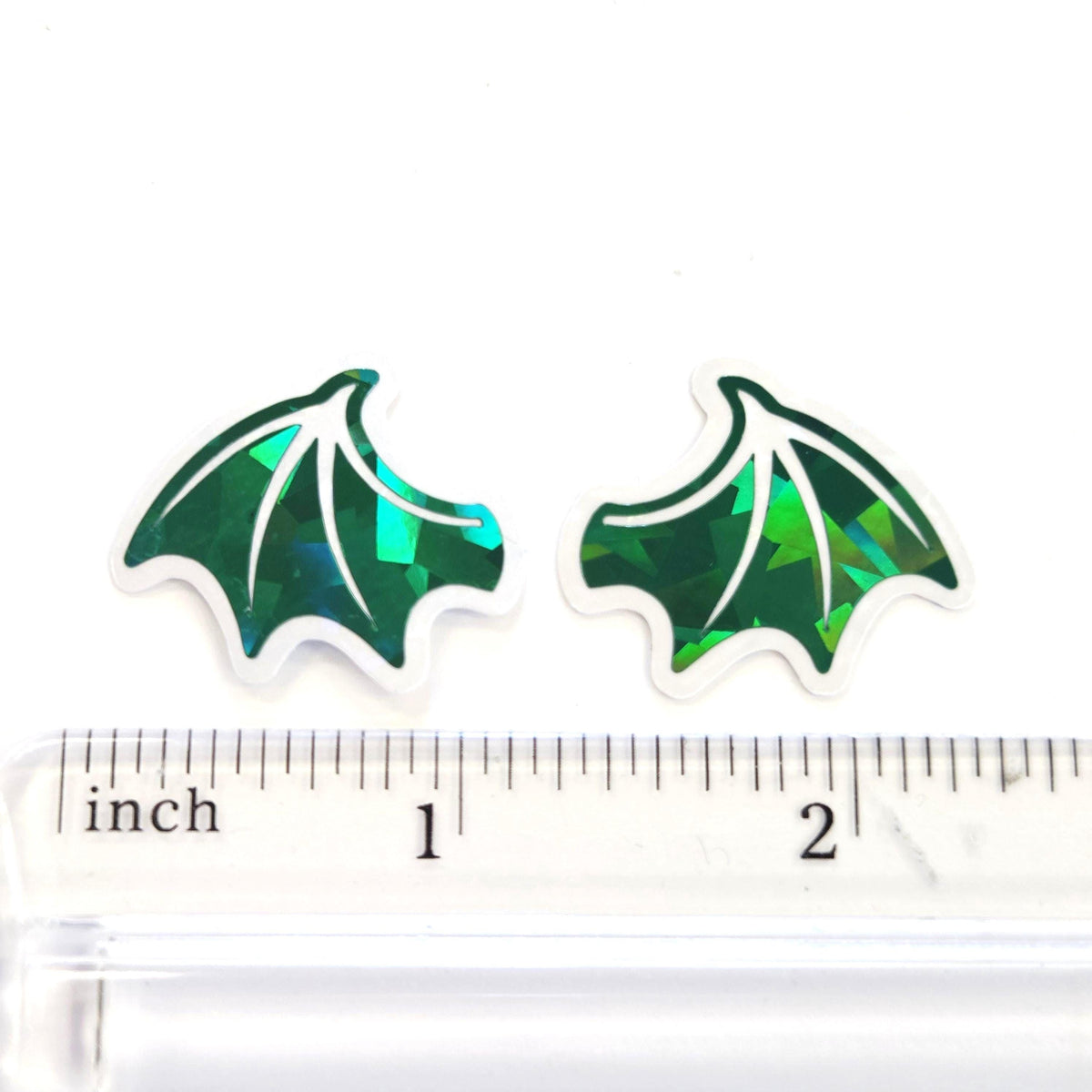 Mini Dragon Wings Sticker Sample Pack, Die Cut Sparkly Vinyl Decals, fantasy medieval decor