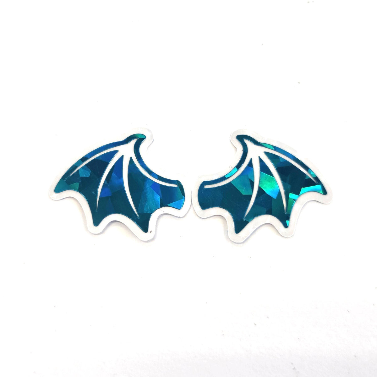 Mini Dragon Wings Sticker Sample Pack, Die Cut Sparkly Vinyl Decals, fantasy medieval decor