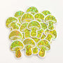 yellow mushroom stickers