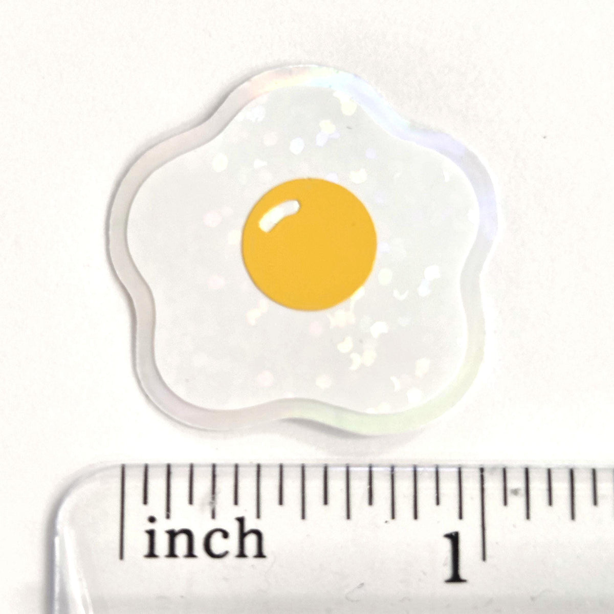 Sunny Side Up Egg Sticker Set for meal planners and journals, one inch, choose amount