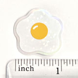 Sunny Side Up Egg Sticker Set for meal planners and journals, one inch, choose amount