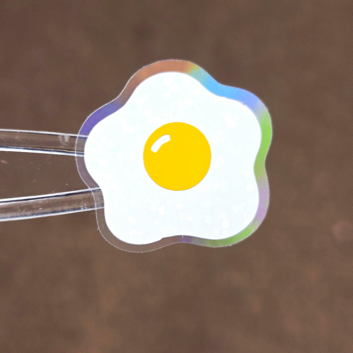 Sunny Side Up Egg Sticker Set for meal planners and journals, one inch, choose amount