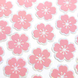 Light Pink Cherry Blossoms Die-Cut Stickers, choose amount
