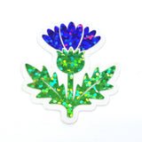 Thistle Sticker Set, purple flower of Scotland, stickers for envelopes, travel journals and scrapbook pages.