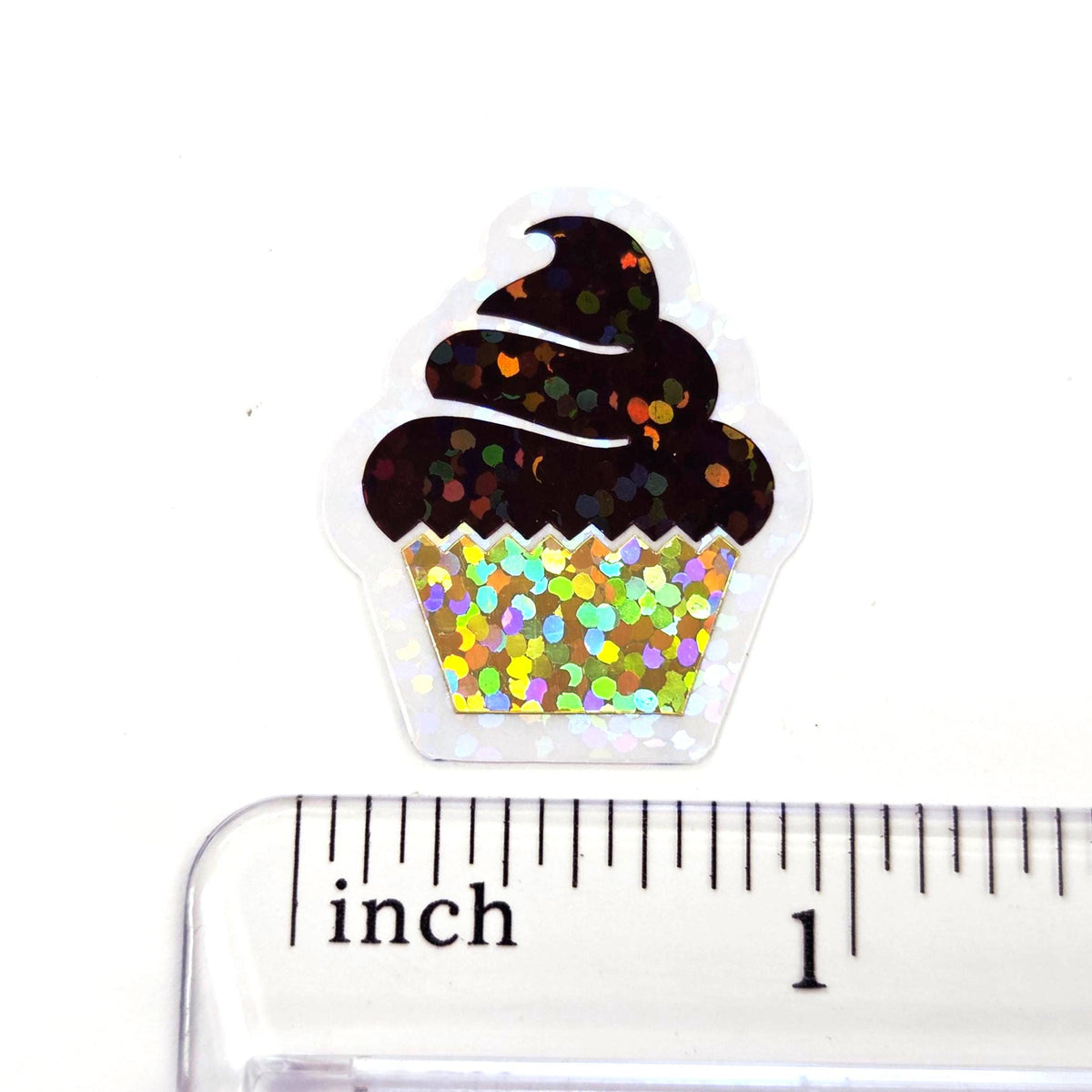 Chocolate Cupcakes Mini Sticker Set for recipe cards, birthday party invitations, planners and scrapbook pages.