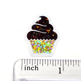 Chocolate Cupcakes Mini Sticker Set for recipe cards, birthday party invitations, planners and scrapbook pages.