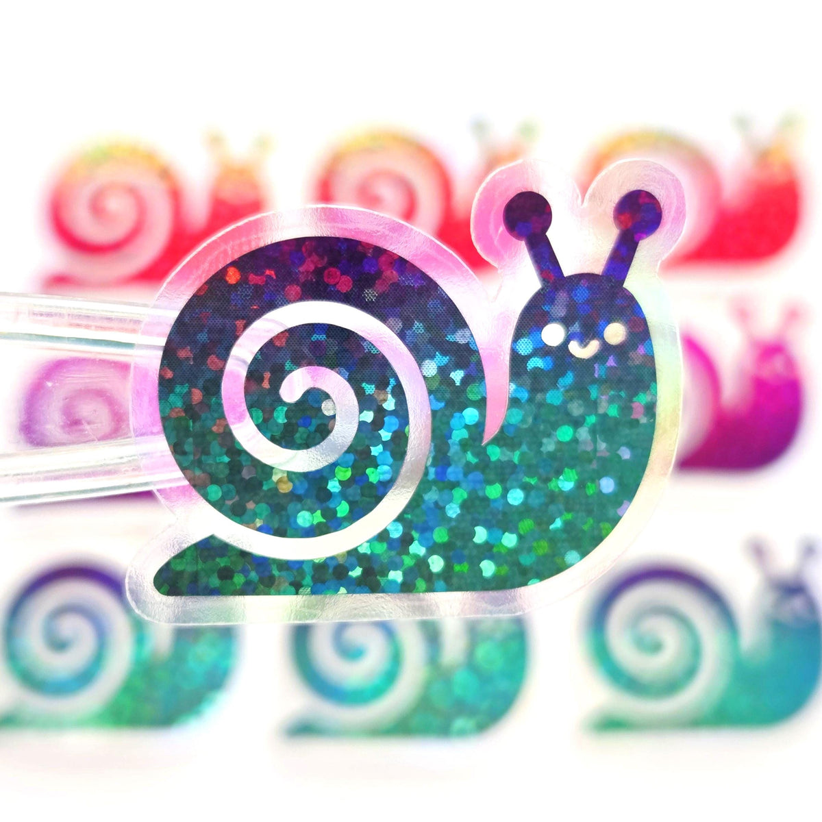 Snail Stickers, Vinyl Die Cuts for journals, planners, greeting cards, scrapbook pages and DIY crafts