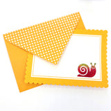 Snail Stickers, Vinyl Die Cuts for journals, planners, greeting cards, scrapbook pages and DIY crafts