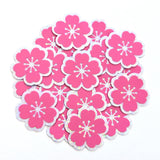 Hot Pink Sakura Cherry Blossoms Sticker Set