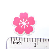 Light Pink Cherry Blossoms Die-Cut Stickers, choose amount