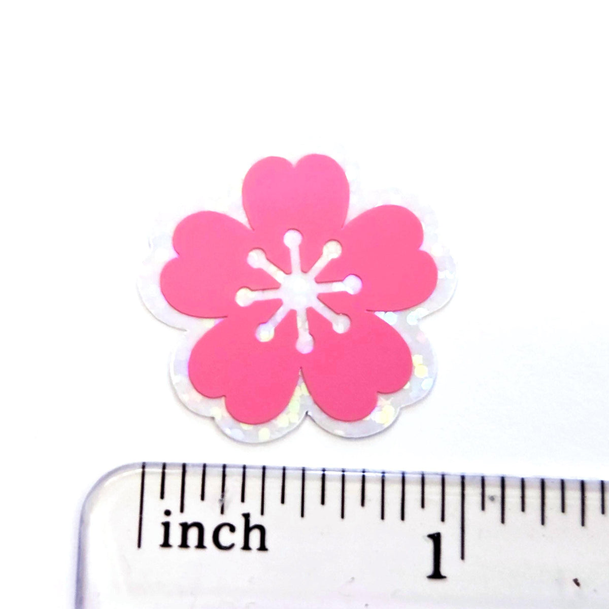 Hot Pink Sakura Cherry Blossoms Sticker Set