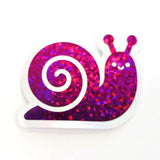 Snail Stickers, Vinyl Die Cuts for journals, planners, greeting cards, scrapbook pages and DIY crafts