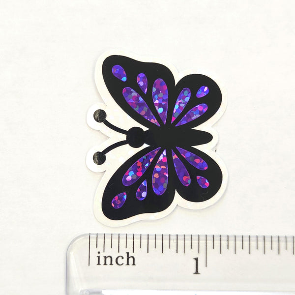 Purple Butterfly Stickers Set