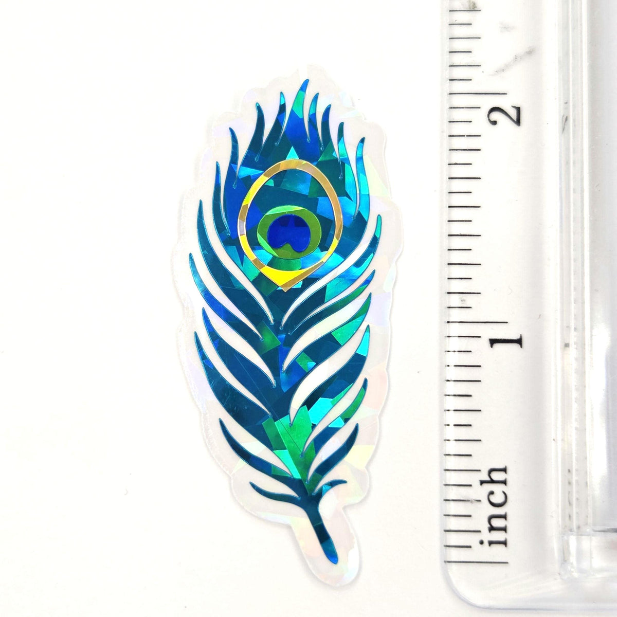 Peacock Feathers Sparkly Sticker Bundle, die cut stickers for summer festival journal page embellishments, boho decor