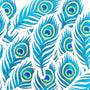 Peacock Feathers Die Cut Stickers, metallic turquoise stickers for summer festival journal page embellishments, boho decor
