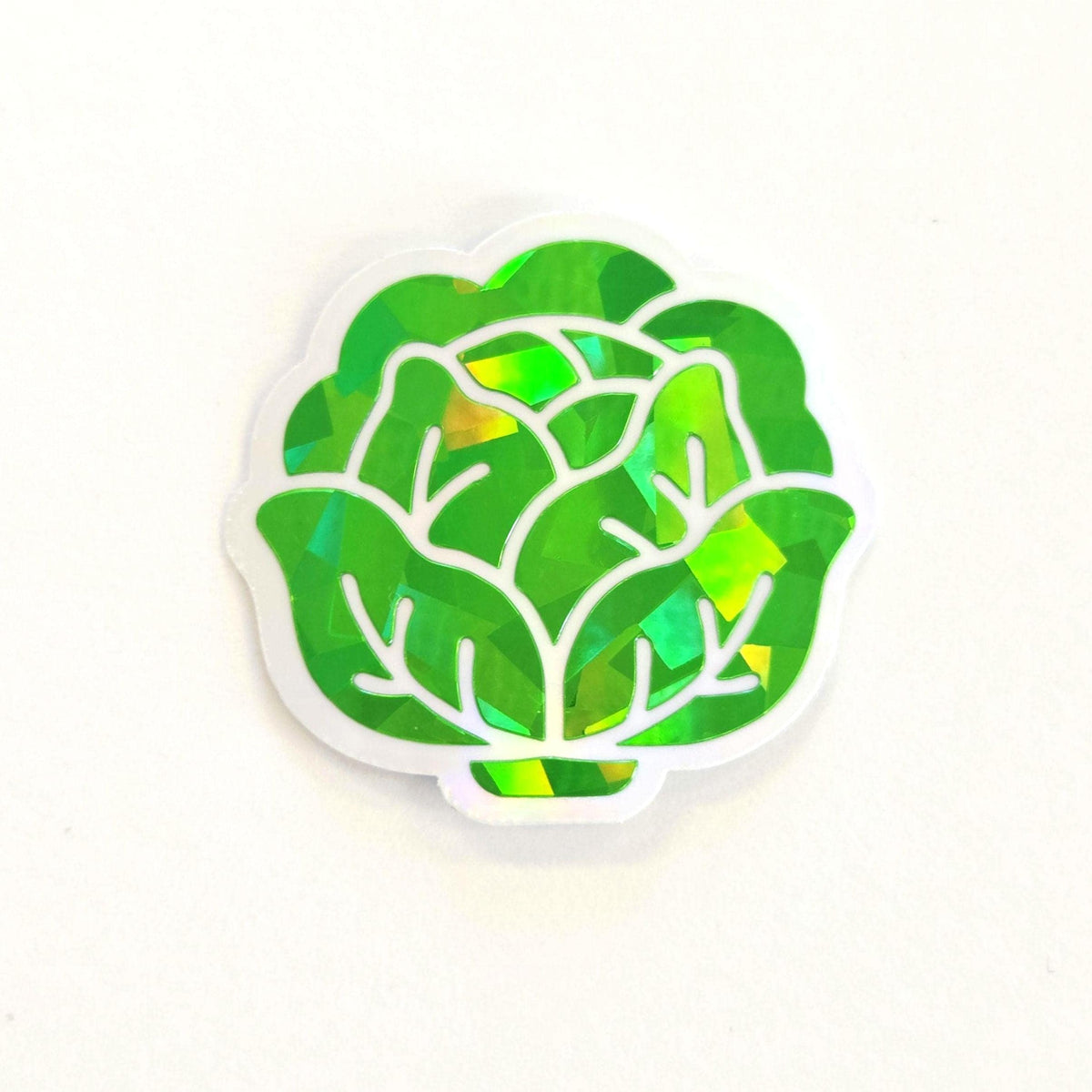 Dark Green Lettuce Mini Sticker Bundle for summer vegetable garden journals, plant stakes, menu planning, organic label and scrapbook pages.