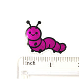 Hot Pink Caterpillar Sticker, Die-Cut Vinyl Bug decals for kids teachers journals planners laptops