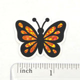 Glitter Vinyl Butterfly Die Cut Stickers for scrapbooks, greeting cards, journals and paper crafts.