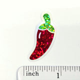 Red Jalapeno Peppers Sticker Set, Vegetable Garden Die Cut Vinyl Decals, spicy food label