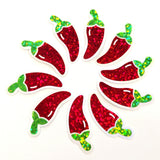 Jalapeno Peppers Die Cut Stickers, Set of Vegetable Garden Vinyl Decals, spicy food label