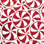 Peppermint Candy Die Cut Stickers, set of red and white Christmas stickers for holiday craft projects.