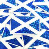 Scotland Flag Die Cut Sticker Set, Scottish Saltire Decal, Tartan Army Sticker, Blue White Scottish Pride Gift