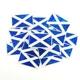 Scotland Flag Die Cut Sticker Set, Scottish Saltire Decal, Tartan Army Sticker, Blue White Scottish Pride Gift