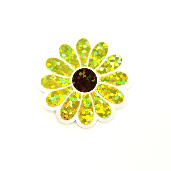 Purple Daisy Flower Die-Cut Sticker Set