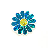 Purple Daisy Flower Die-Cut Sticker Set