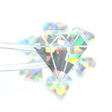 White Diamond Gems Die Cut Sticker Set, multicolor sparkly stickers for tumblers, journals, scrapbooks and crafts