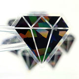 Black Diamond Gems Die Cut Sticker Set, multicolor sparkly stickers for tumblers, journals, scrapbooks and crafts