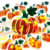 Autumn Pumpkin Die Cut Stickers for crafts, Halloween projects, Scrapbook page embellishments.