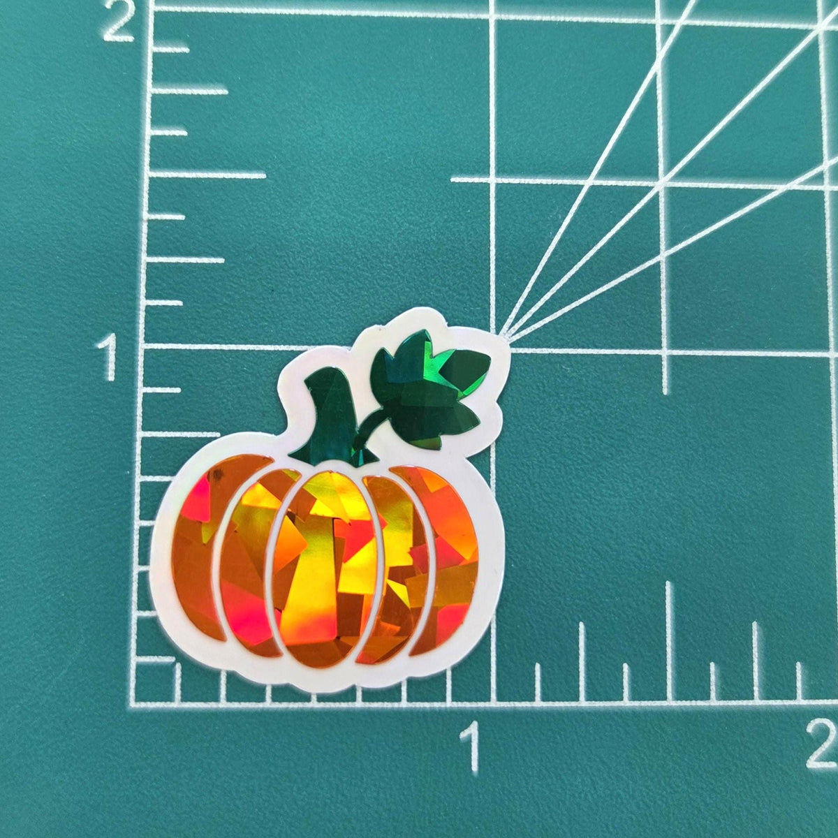 Autumn Pumpkin Die Cut Stickers for crafts, Halloween projects, Scrapbook page embellishments.